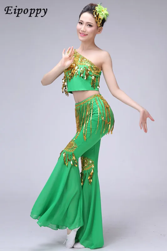 Neues Dai Tanz kostüm Pfau Tanz Minderheit Kostüm