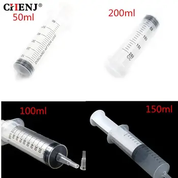 50ml-200ml pipet plastik hidroponik besin steril sağlık ölçüm şırınga araçları kedi besleme aksesuarları