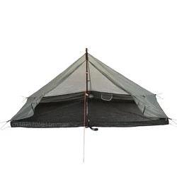 Outdoor Tents, Pole Less Camping Pyramid Tents, Ultra Light and Breathable Outdoor Camping Equipment, Mosquito Nets