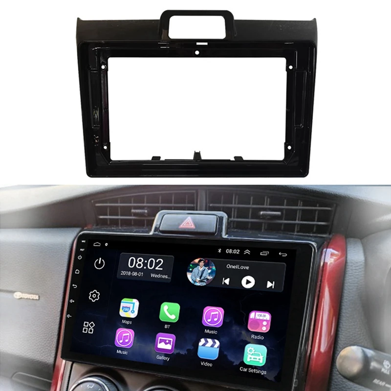 Car Radio Fascia 9Inch Plastic Automotive Supplies For Toyota Corolla Axio Fielder 2015 DVD Stereo Frame Plate Adapter Mounting