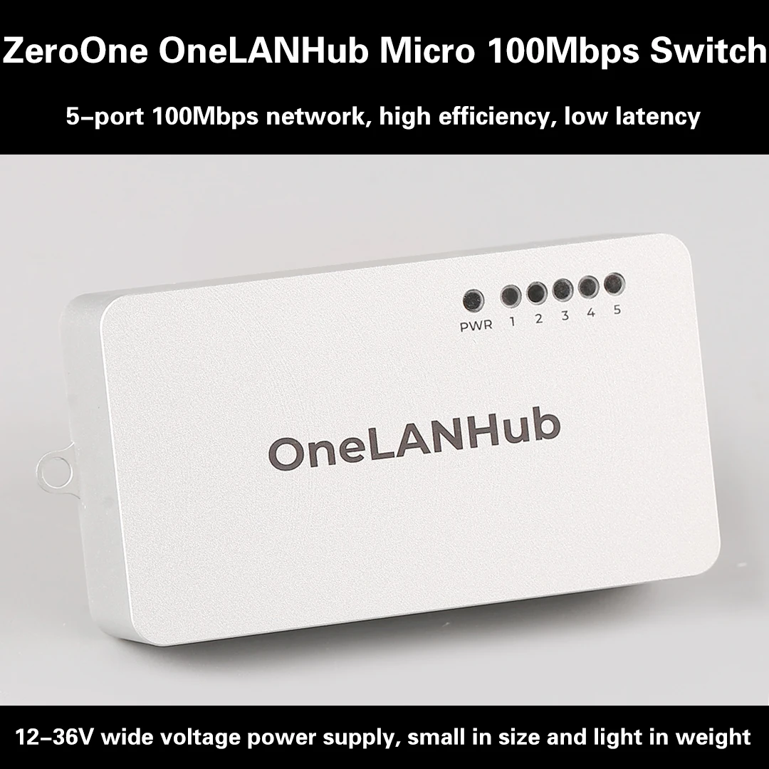 

ZeroOne OneLANHub Micro 100Mbps Switch Onboard Network Equipment APM PX4CANI2C