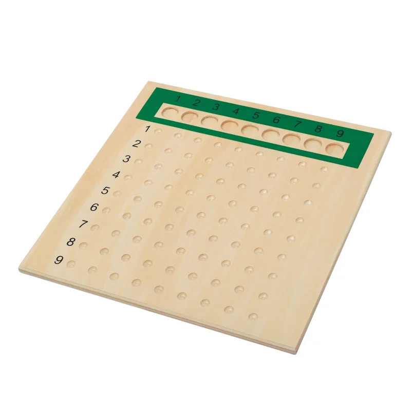 Tablero de cuentas de división Montessori con mesas de papel, materiales matemáticos CASA, juego educativo, juguetes de aprendizaje de matemáticas, material didáctico