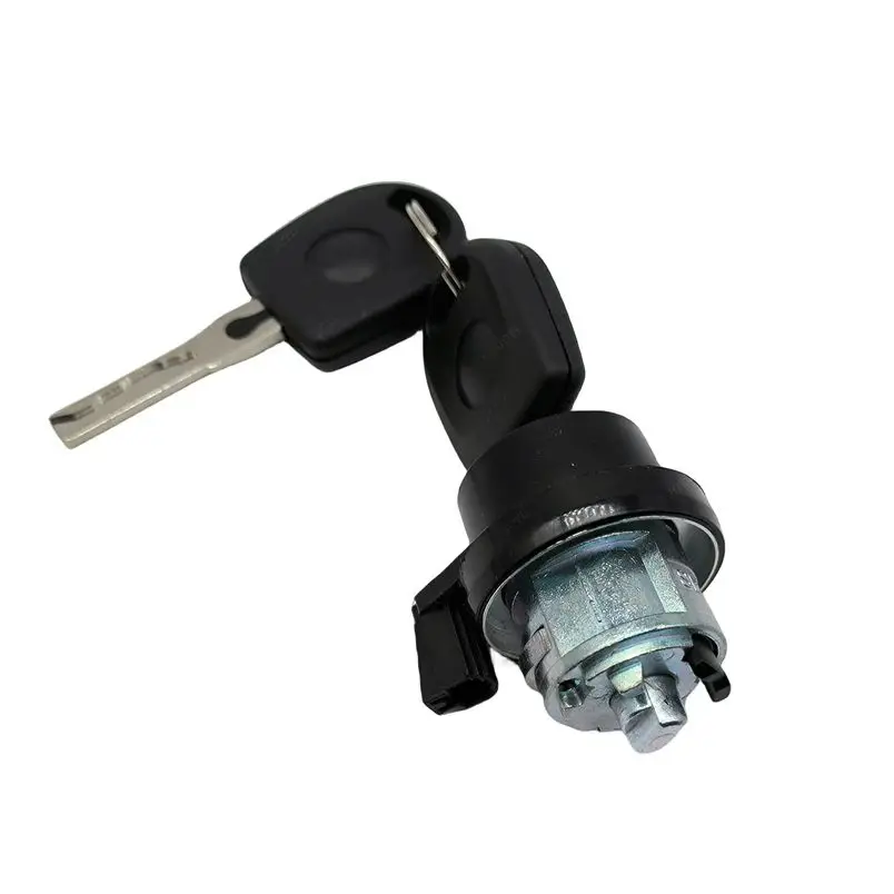 8E0905855A 6L0905855D 107905855CF Steering Ignition Switch Lock Barrel Cylinder With key Fit For VW Skoda Audi A6 Q3 R8 TT Seat