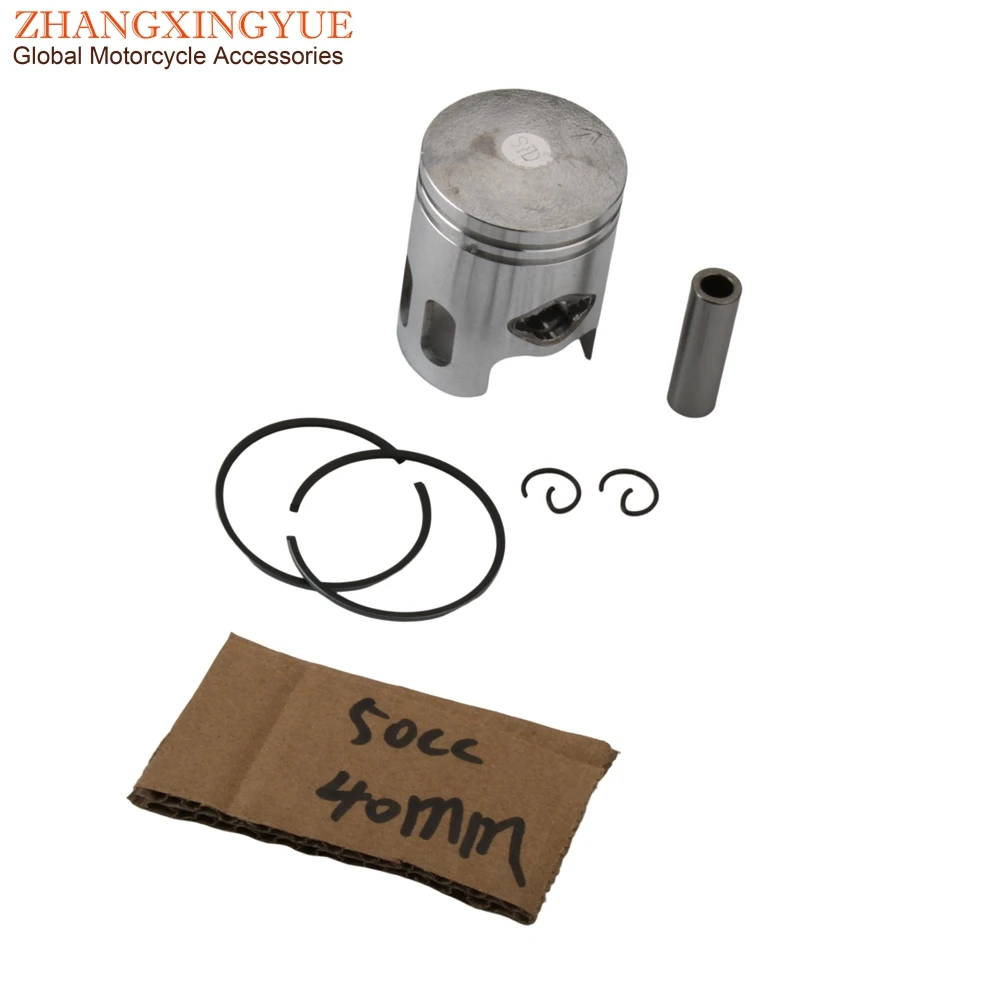 Scooter 40mm 47mm Booster50 Piston Kit For Malaguti 50 Centro Ciak F10 F12 Phantom F15 Firefox Yesterday 50cc 2T Engine Parts