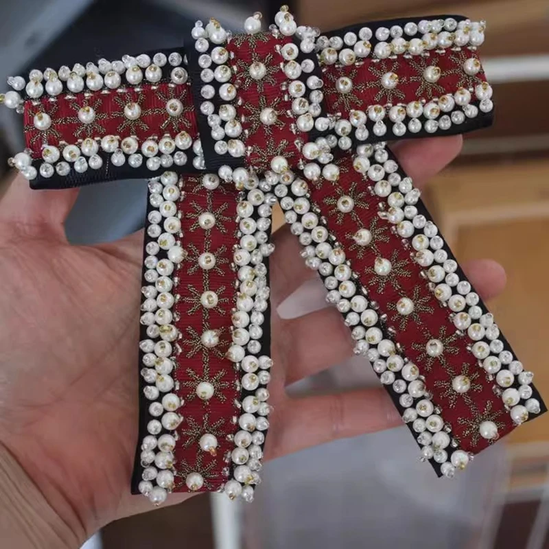 Broche Perlée avec Nministériels d pour Femme, Applique, Chemise, Décorée avec des Accessoires de Mode