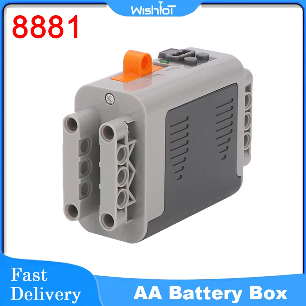 8881 AA Battery Box Case MOC Technology PF blocks Power Functions for Robot Car compatible legoeds with All Brand  blocks