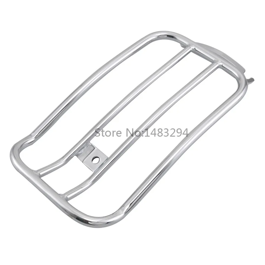 1 Piece Luggage Rack Rear Luggage Rack For Harley Flht Flhr Flhx Flt 1997-2015 High Quality Steel Rear Rack Chrome Luggage Rack