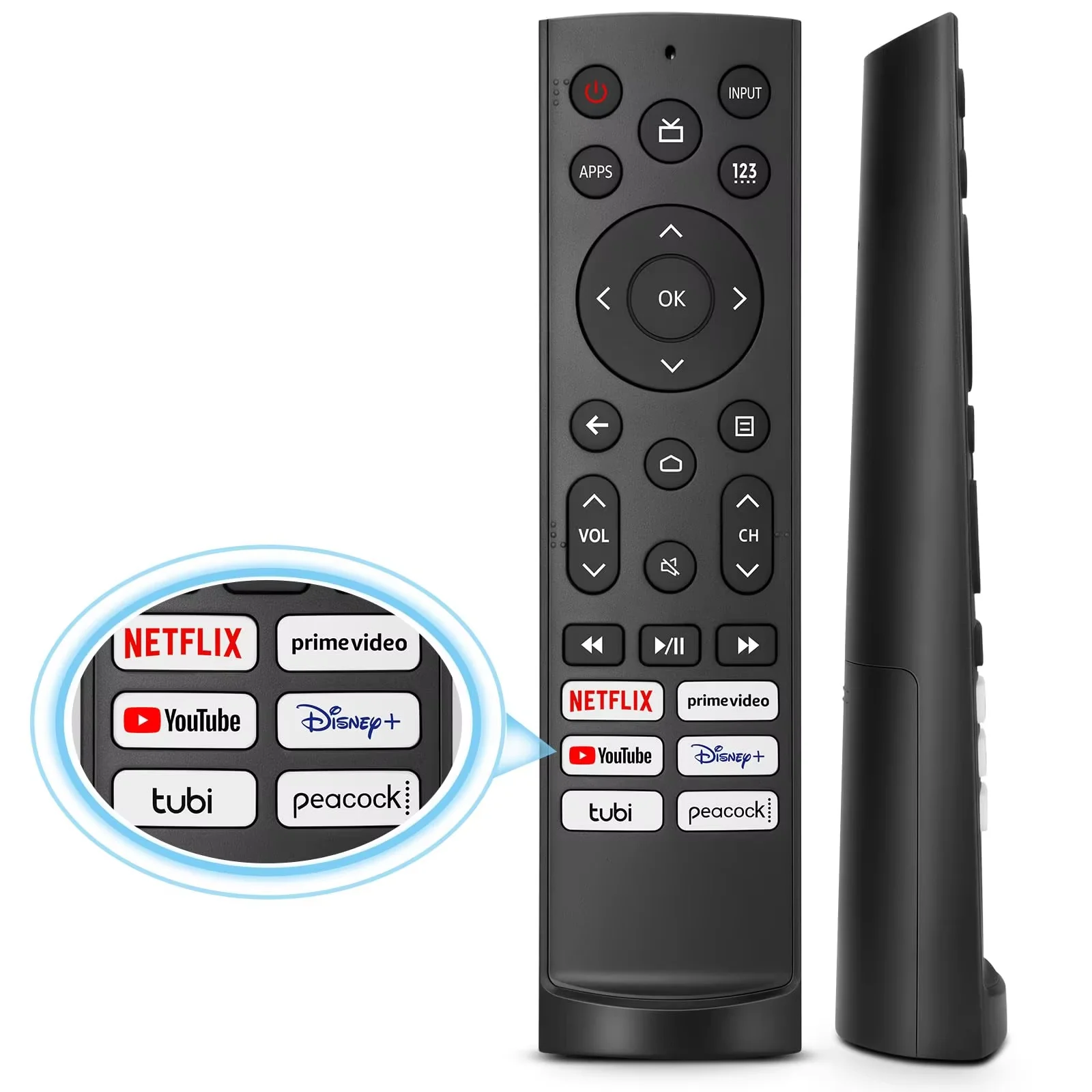 Hisense Replacement Remote Control ERF3A90 Android Laser VIDAA UHD 4K ULED Google TVs Universal Remote Control