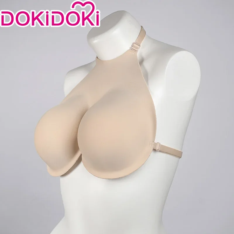 2025 New IN STOCK Fake Boobs Anime Game Cosplay Accessories DokiDoki False Breast Forms Crossdresser Realistic Shemale Boob abc