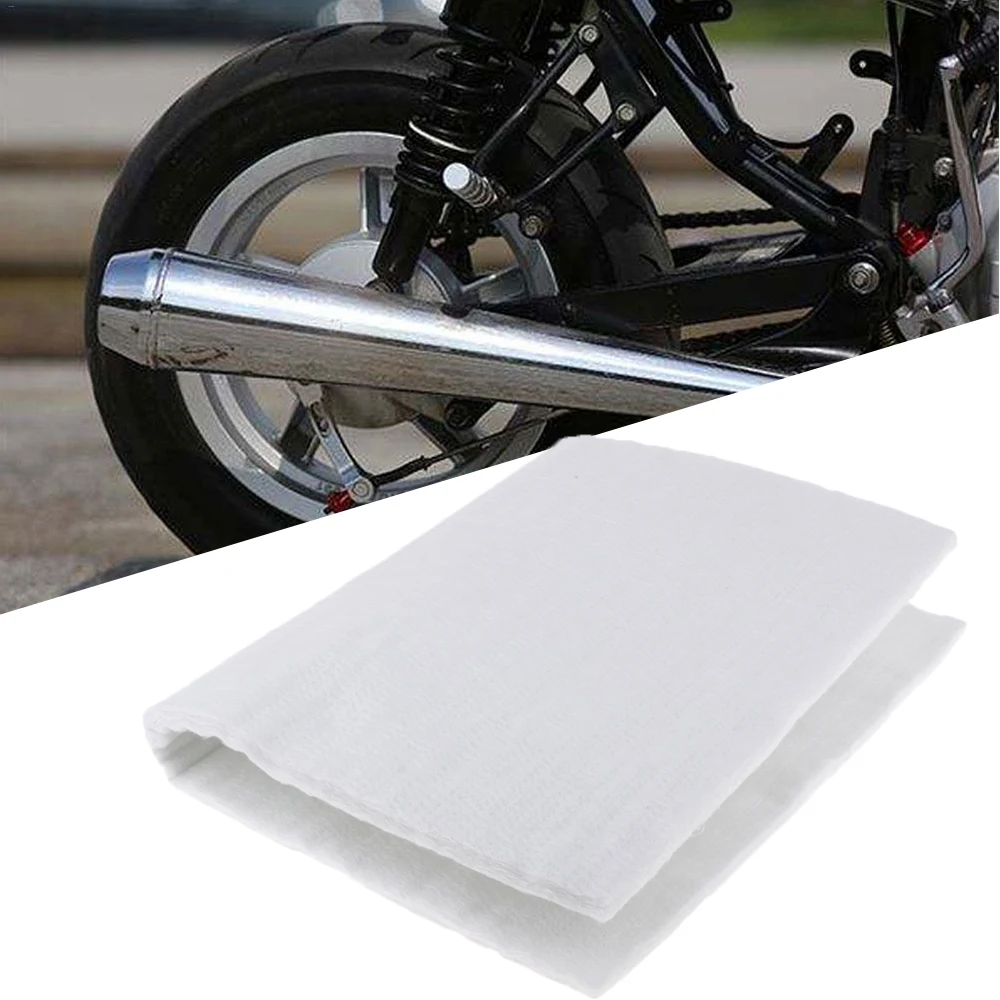 

550℃ Motorcycle Fiberglass Exhaust Muffler Mat Packing for 2-Stroke 4-Stroke Atv Motorcycle Dirt Bike Repack Exhaust 12mm