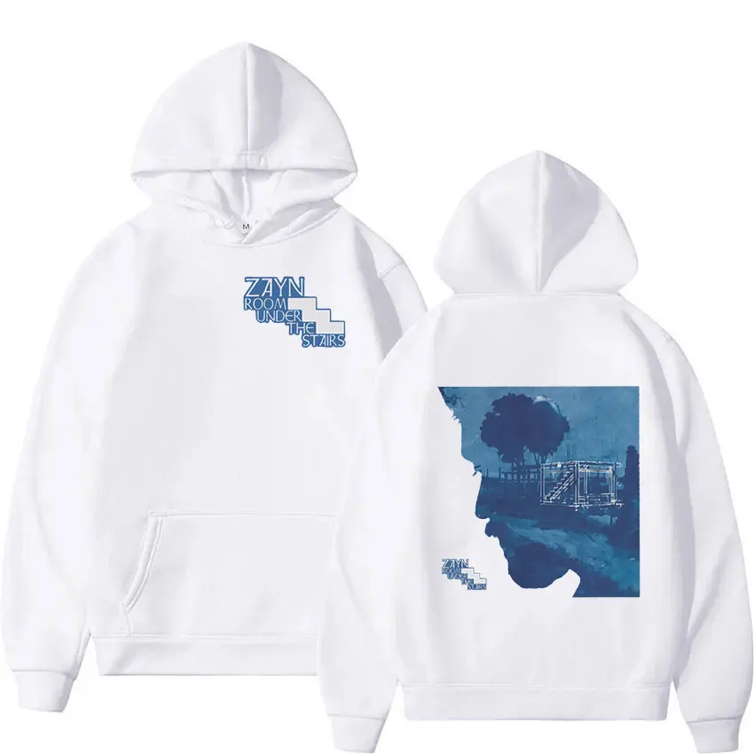 2024 Zayn Room Under The Stairs Tour Graphic Hoodie Man Women Retro Long Sleeve Fashion Oversized Sweatshirt Pullover Streetwear