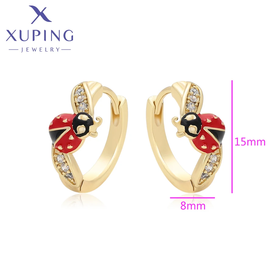 Xuping Jewelry New Arrival Fashion Animal Shaped Gift Earrings for Women Baby Charm Jewellery Gift X000982731