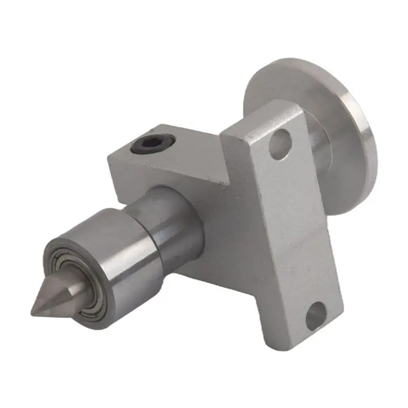 DT35 Double Bearing For Wood Lathe Live Center, Adjustable Revolving Tailstock Center For Miniature CNC Lathes