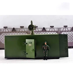 3.75'' Soldier Action Figure Scene Accessory Props Container UAV Computer Console Model Plastic Open Door Ver DIY Boy Toy