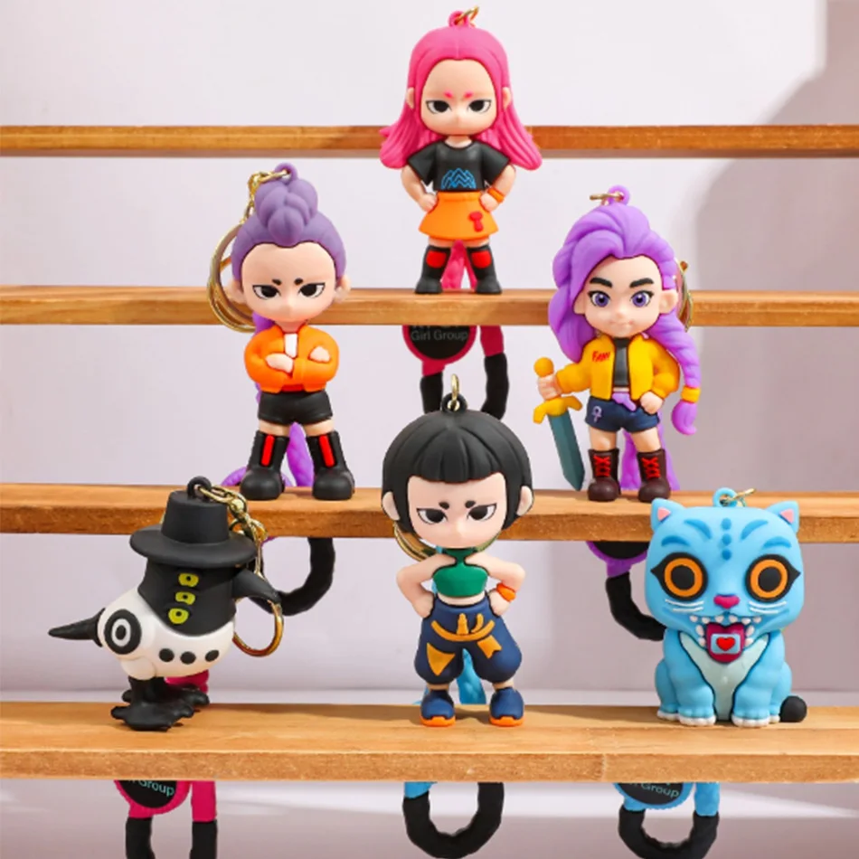 Figura de cazadores de demonios de Anime Kpop, juguete coleccionable, modelo para Fans, decoración de escritorio, dibujos animados, periféricos para juegos