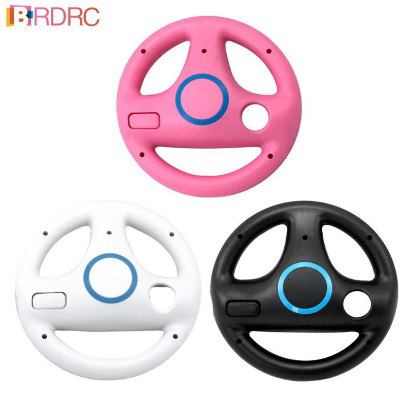 3 Color Abs Steering Wheel Wii Kart Game Remote Control Console Steering Wheel Game Accessories