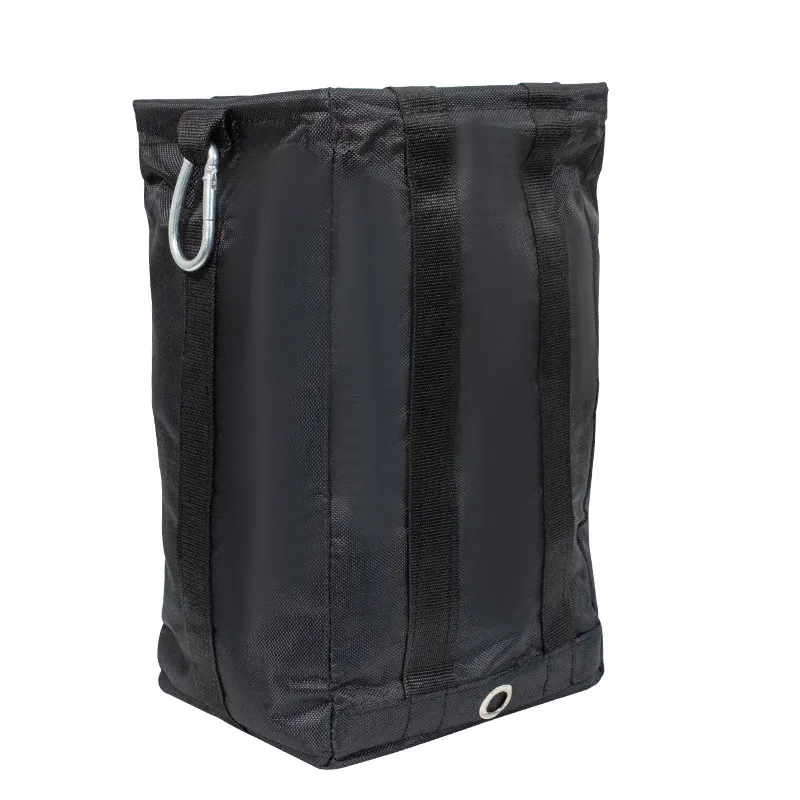 Thickened Canvas Chain Bag Square Round Black Storage Pouch for Electric Hoist Manual Hoist Stage Lifting Chain