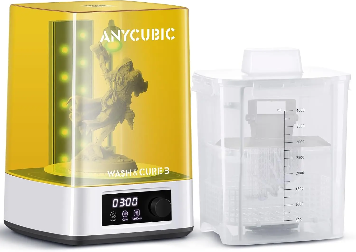 Устройство для промывки и отверждения ANYCUBIC 3.0 с гибкой лампой-гусиной шеей |   УФ-очиститель 2 в 1