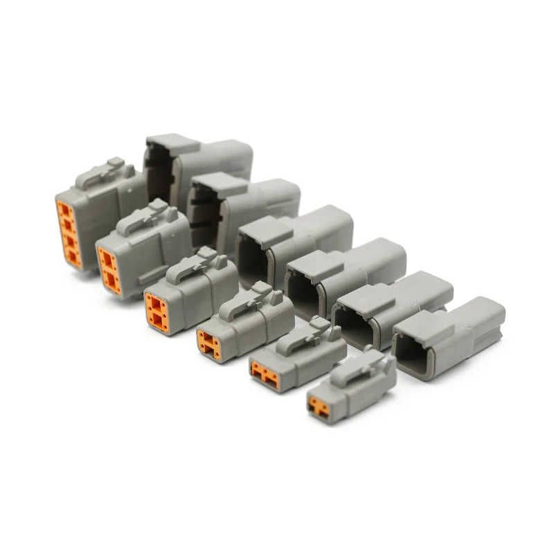 DTM04-4P Deutsch Autostecker 4-poliger wasserdichter Stecker/Buchse-Steckerkopf mit Anschluss 1060-20-0122