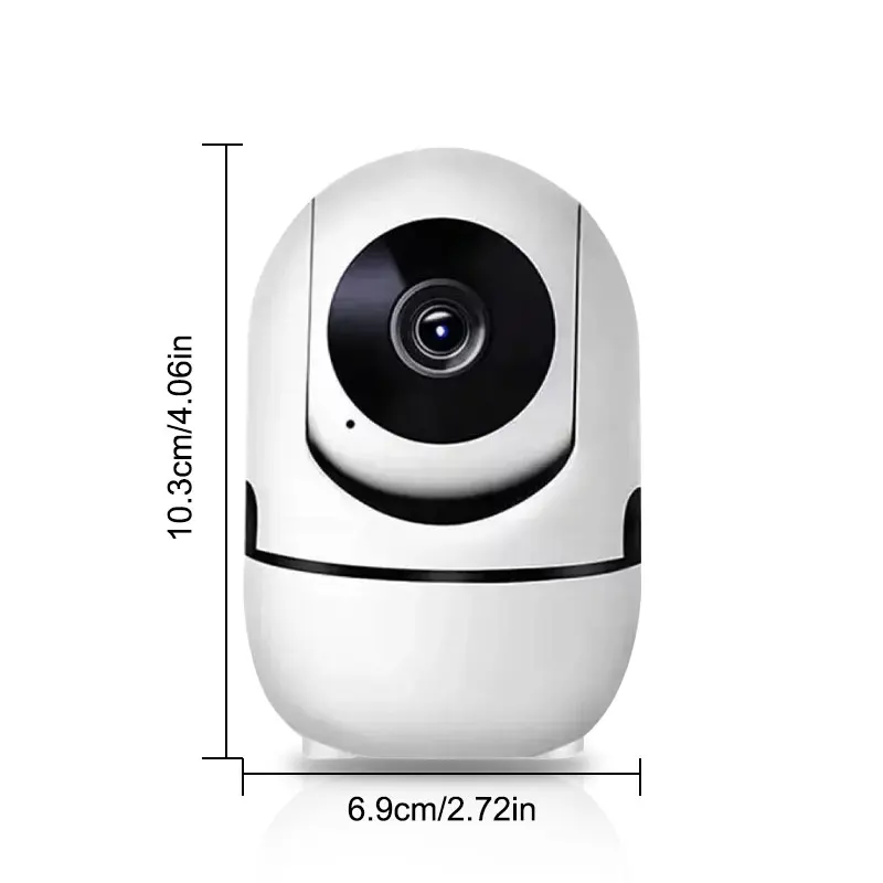 كاميرا واي فاي 3MP بالإضافة إلى المنزل الذكي تتبع السيارات 1080P 10X التكبير كامل للرؤية الليلية شبكة لاسلكية CCTV فيديو كاميرا مراقبة للأطفال #4