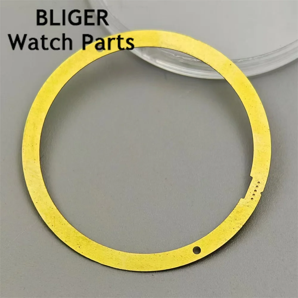 Junta de esfera de cobre junta gruesa compatible con movimiento NH34 NH35 NH36 NH37 NH38 NH39 y se puede subir alinear con la manija