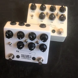 LYR Pedal（LY-ROCK）Guitar Effect Pedal For Doublebarrel OVERDRIVE Professional Classic Effect Pedal,White,For True bypass