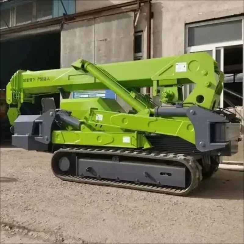 Building Hydraulic Crawler Cranes Mini Mobile Spider Crane Factory Telescopic Boom 8 Ton Spider Crane Hot Sale United States