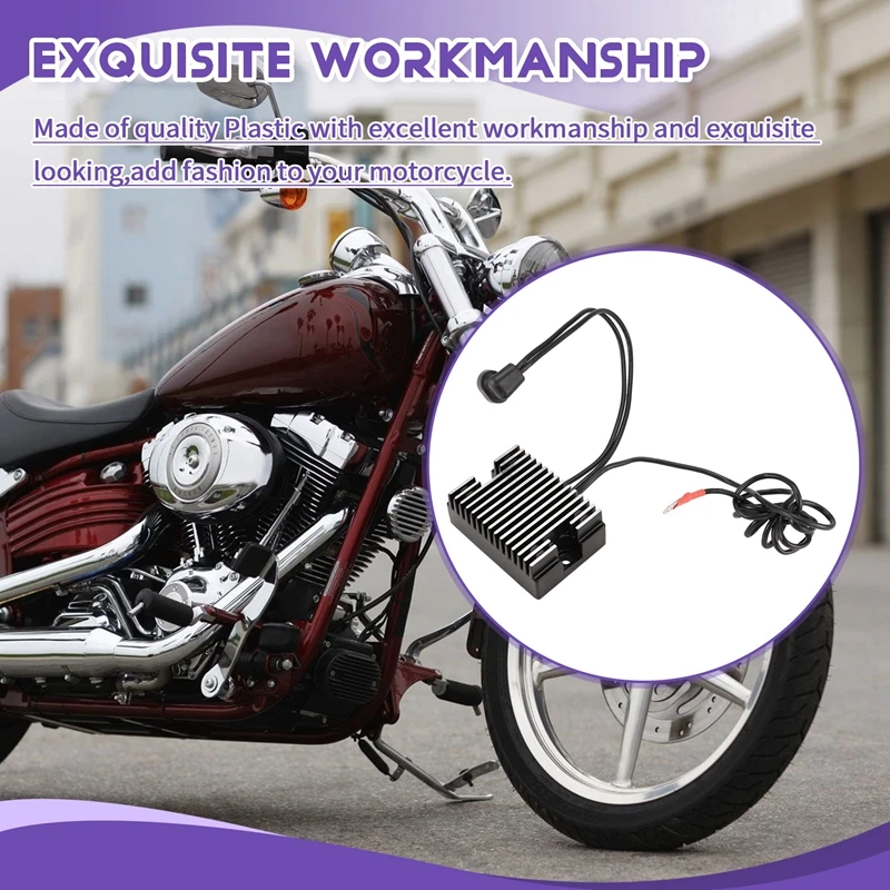 Motorcycle Voltage Regulator Rectifier For  Fxst Softail Fxsts Springer 1340Cc Wild Glide 1340Cc Super