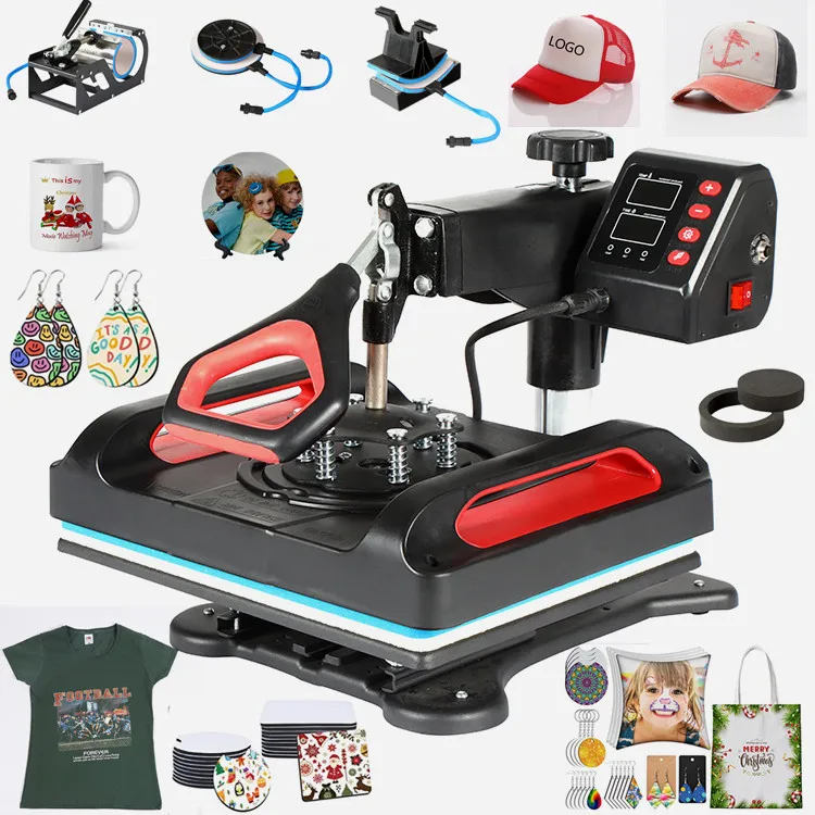 Printing Sublimation Heat Press Transfer Machine, for T-Shirt Hat Cap Mug Plate 15 X 12 Inch