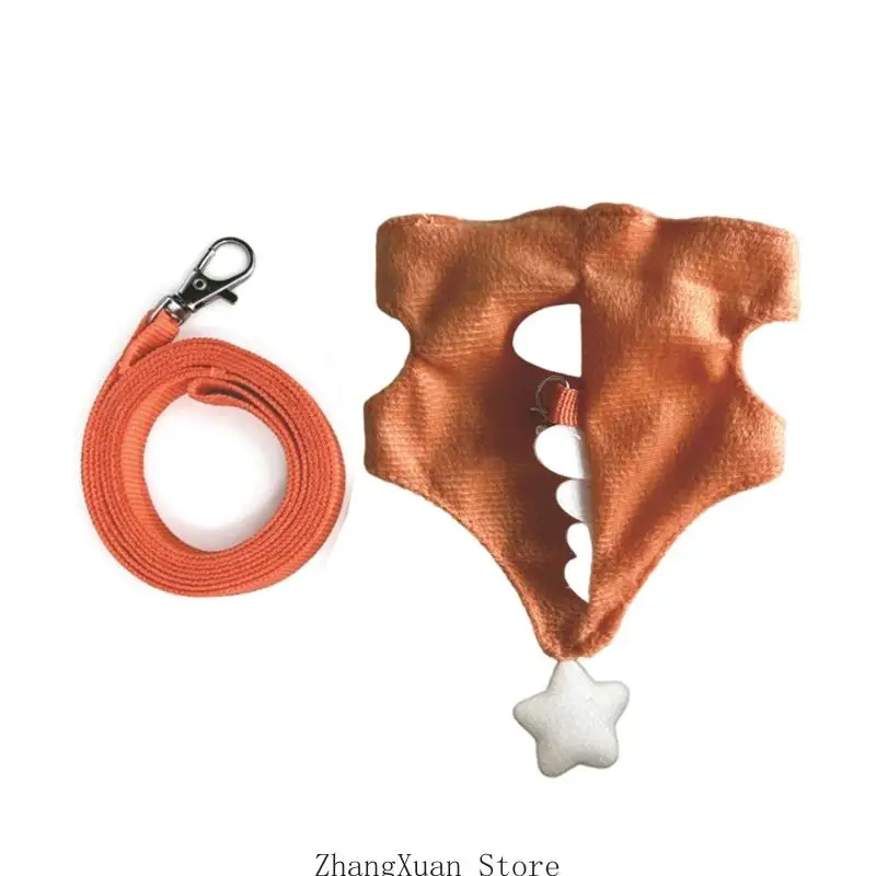 Outdoor-Westengeschirr für Kleintiere mit eng anliegender Umhüllung und Führungsleine 3XUF – Detail 9