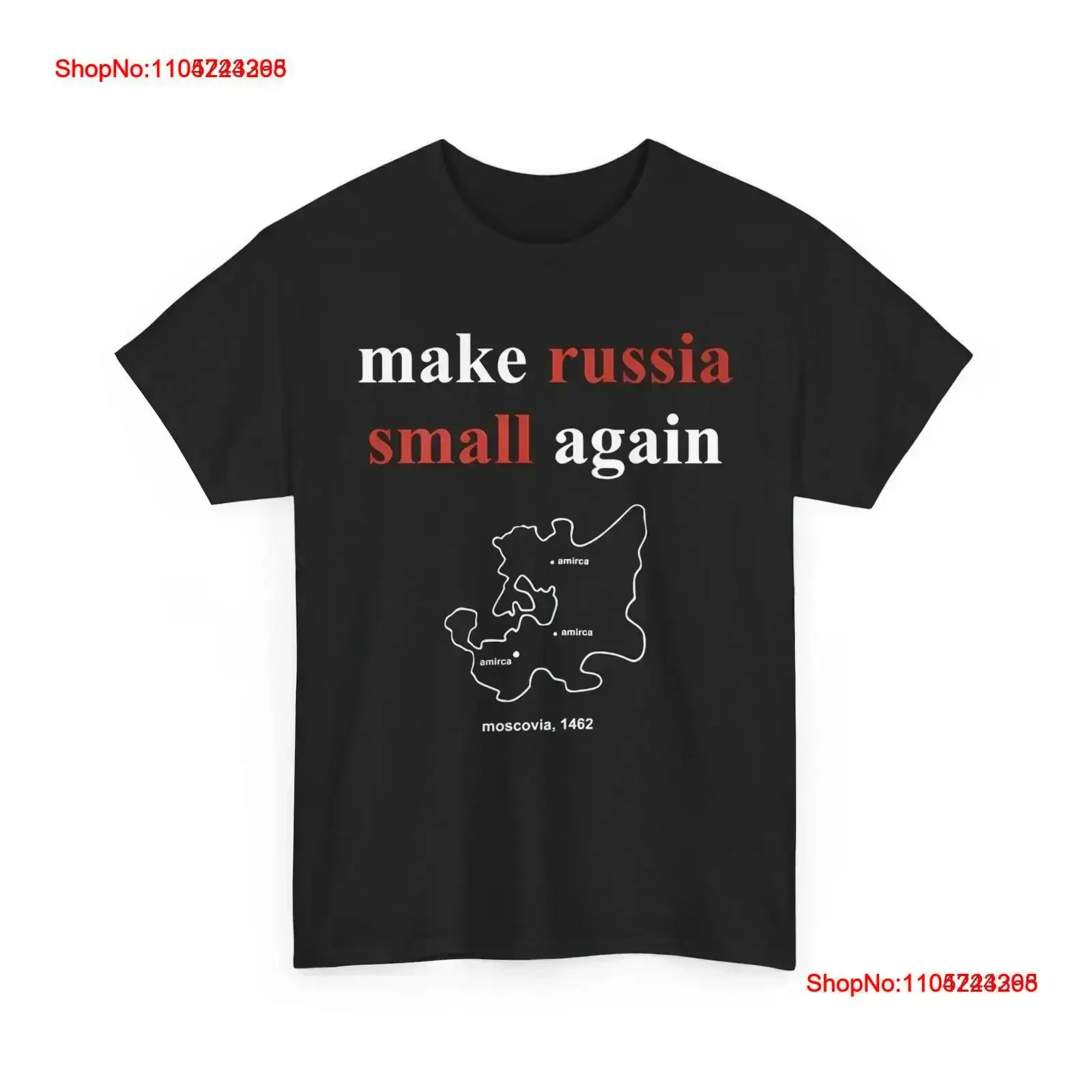 Make Russia Small Again T Shirt vintage Washed Comfortable homme Soft Versatile designer clothes Top For Everyday Wear Slightly