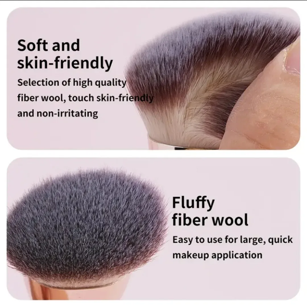 5PCS Dual-Ended Foundation Blush Brush Soft Bristles Professional Cosmetic Loose Powder Concealer Blush Brush Makeup Tools NEW