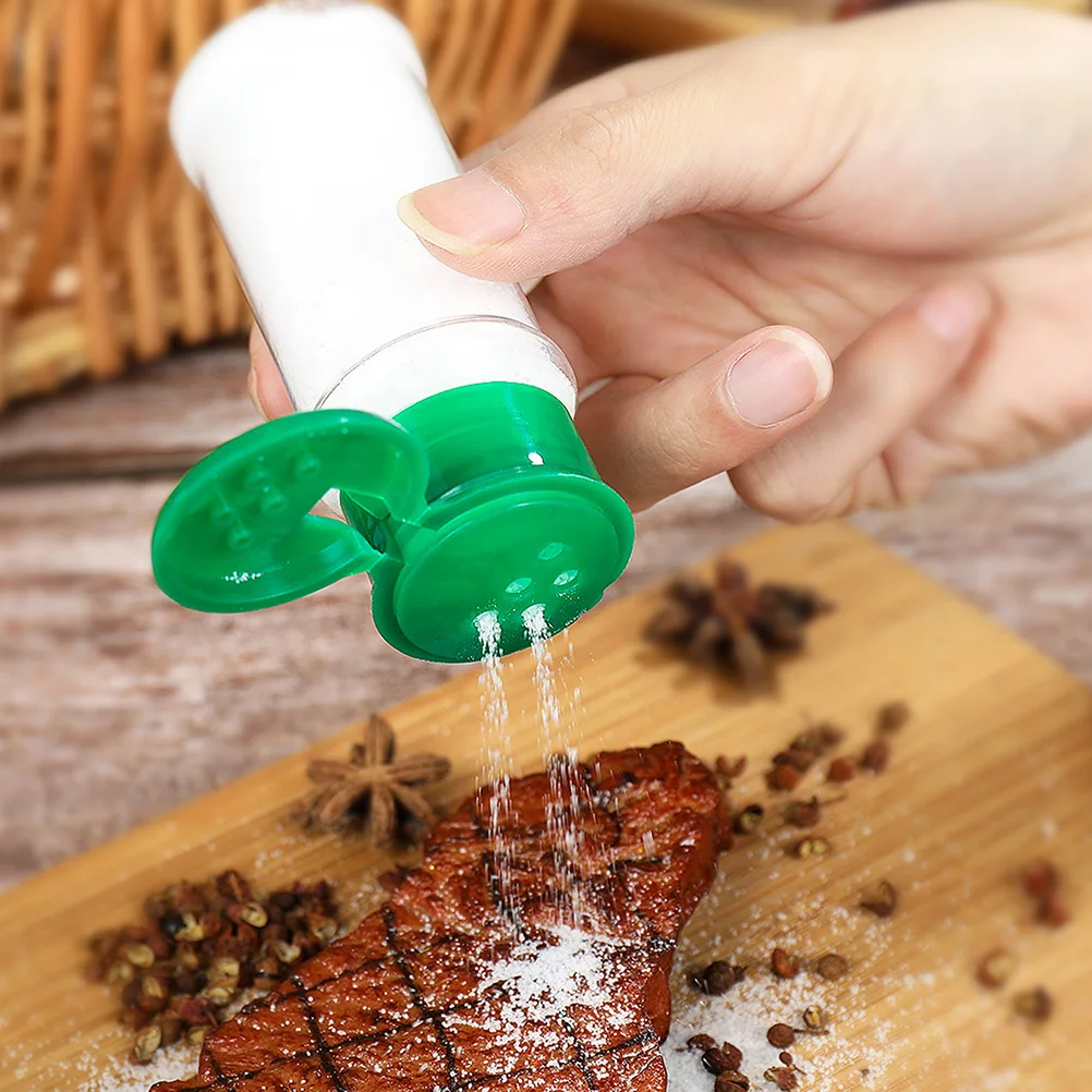 

20 Pcs Castor Kitchen Seasoning Container Dispensers Storage Jars Empty Bottles Condiment Powder Shaker