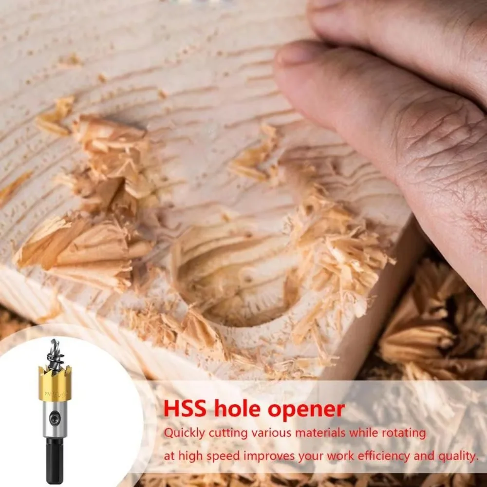 

5 шт./компл. новое сверло из быстрорежущей стали 16-30 мм, прочное алмазное сверло с сердечником из быстрорежущей стали, комплект зубцов для сплава металла, дерева