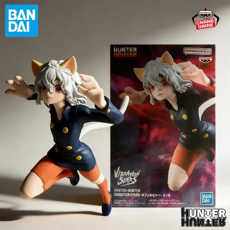 

Оригинальные фигурки Bandai Banpresto Hunter x Hunter VIBRATION STARS: Неферпиту, аниме-фигурки, мультяшные игрушки для детей, подарки