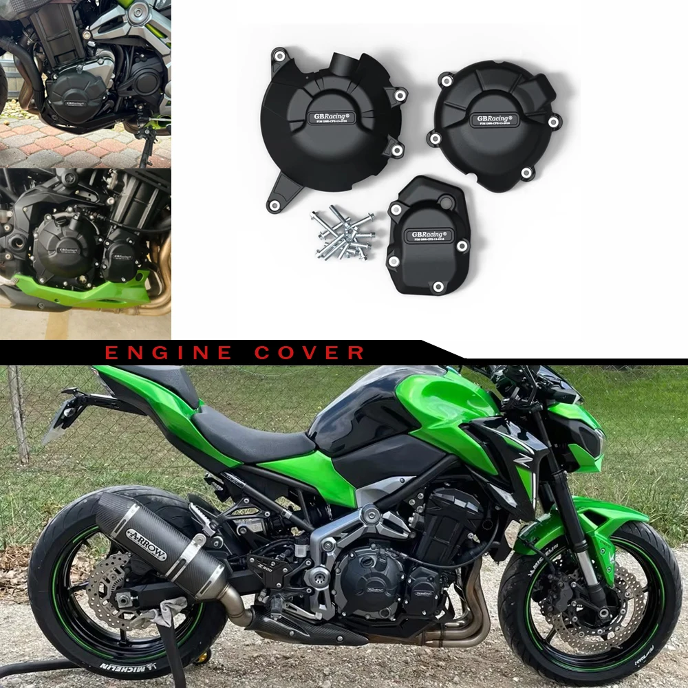 

Motocross Engine Cover Protector Set for Kawasaki Z900 Engine 2017-2024