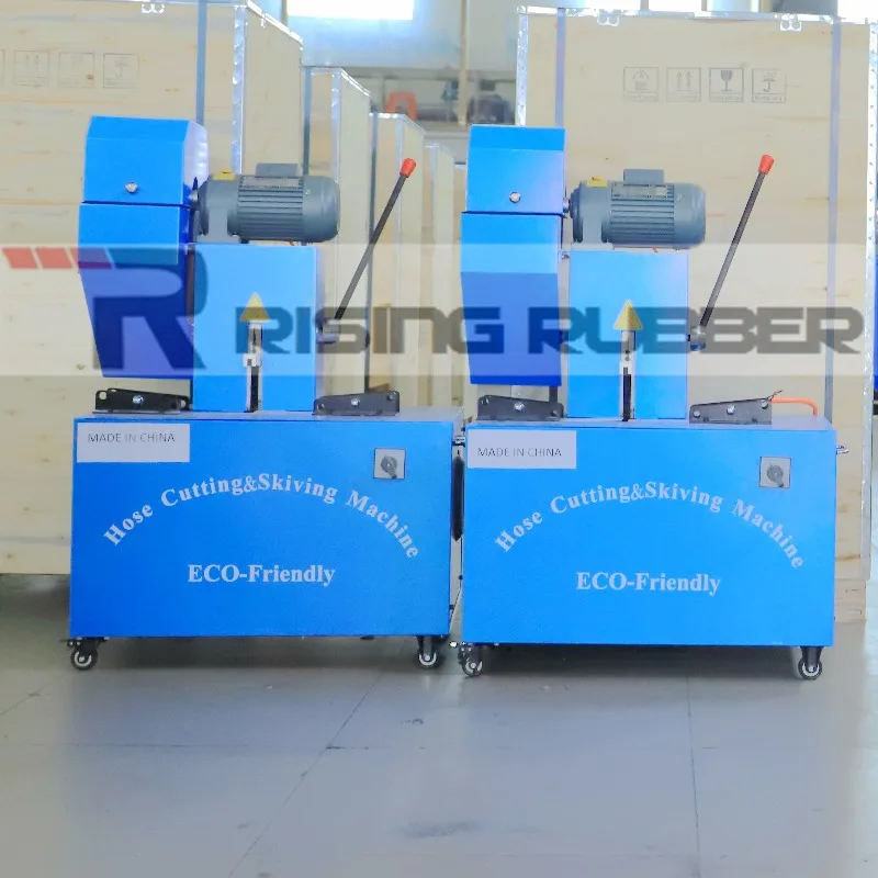 2024 Hot Sale New Hydraulic Rubber Hose Cutting Skiping Machine For Rubber Product Making