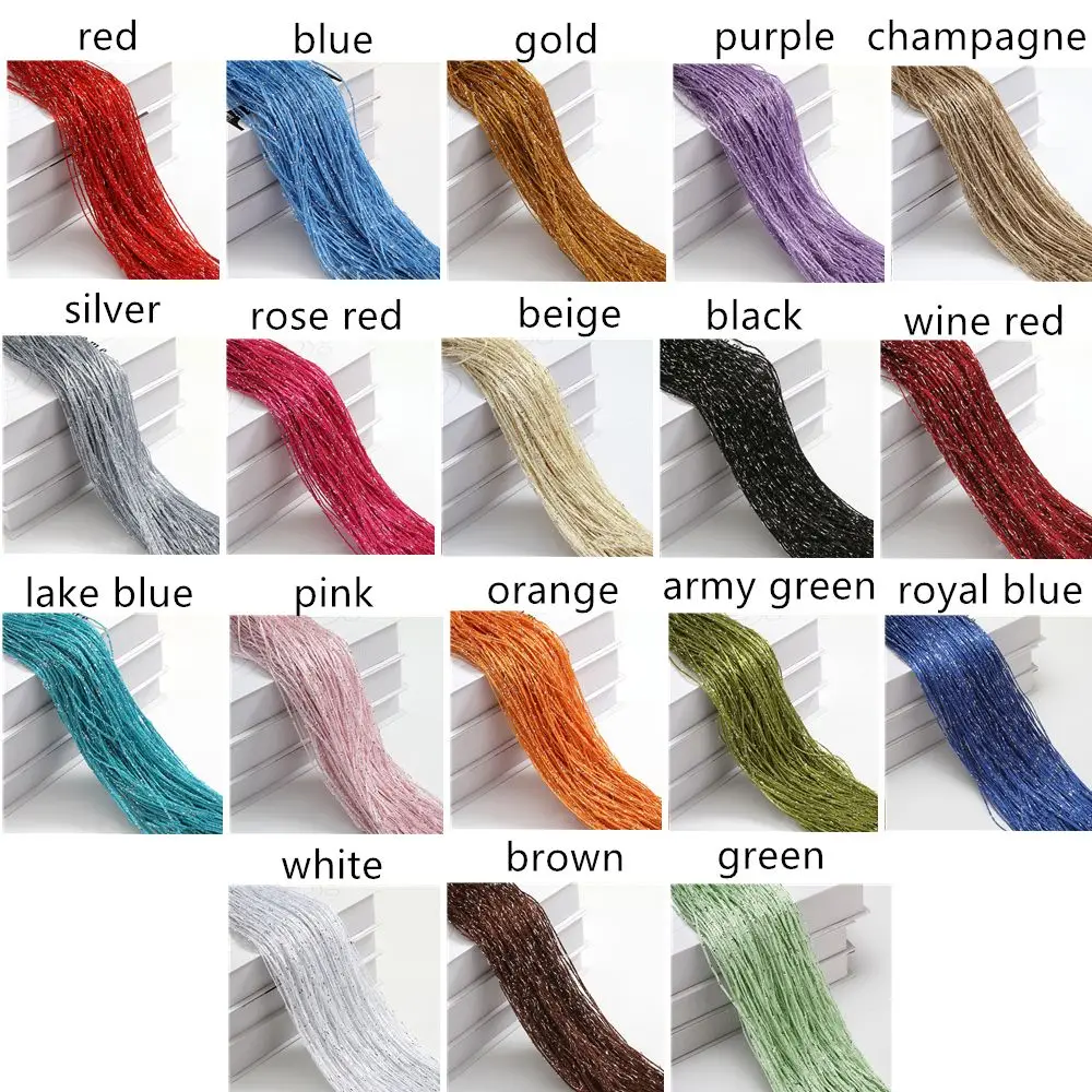 2M*1M String Room Divider Net Curtain Panels Door Fly Screen Hanging Beaded Curtains Room Divider Net