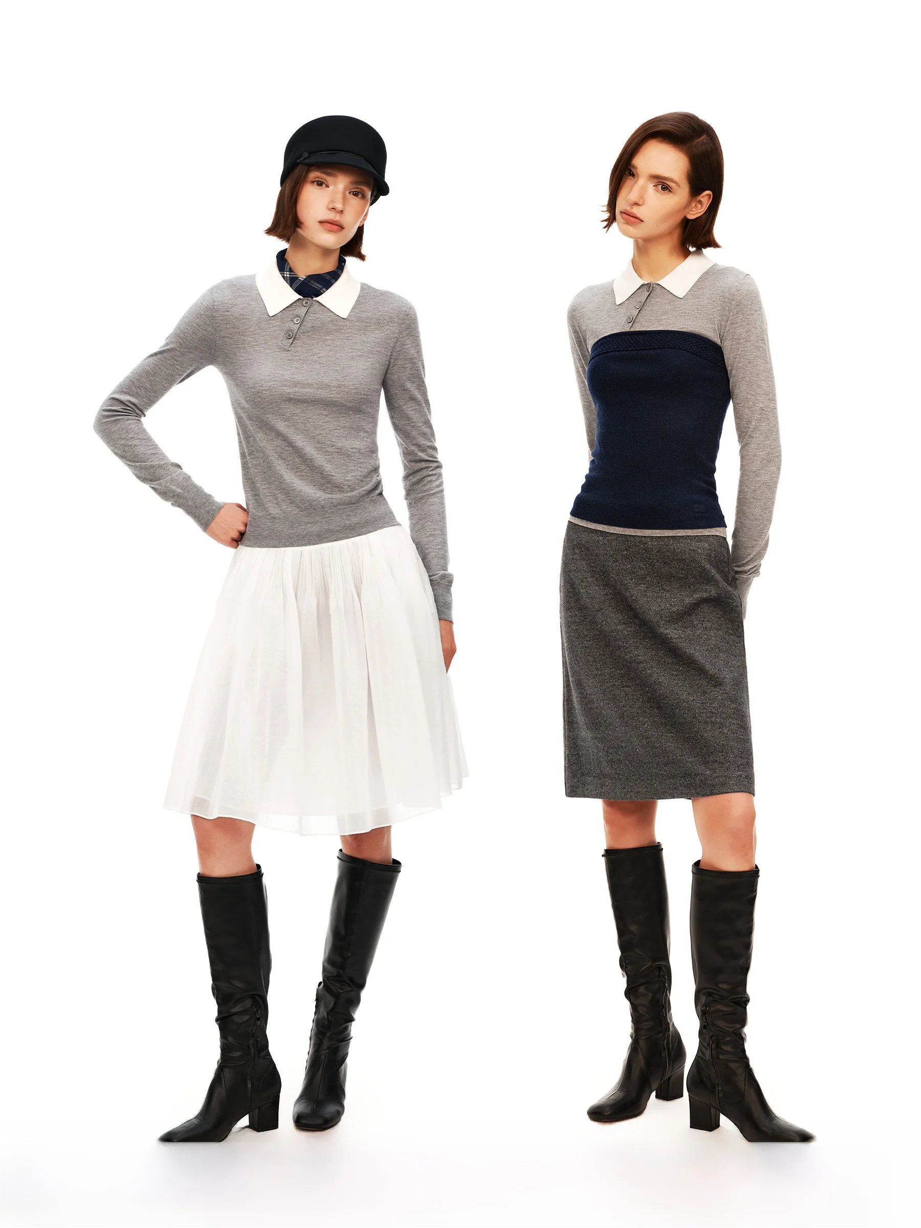 

Женская футболка Puki Color Blo Long Sve Slim Fit, базовая повседневная модель с боковыми пуговицами, удобный базовый слой.