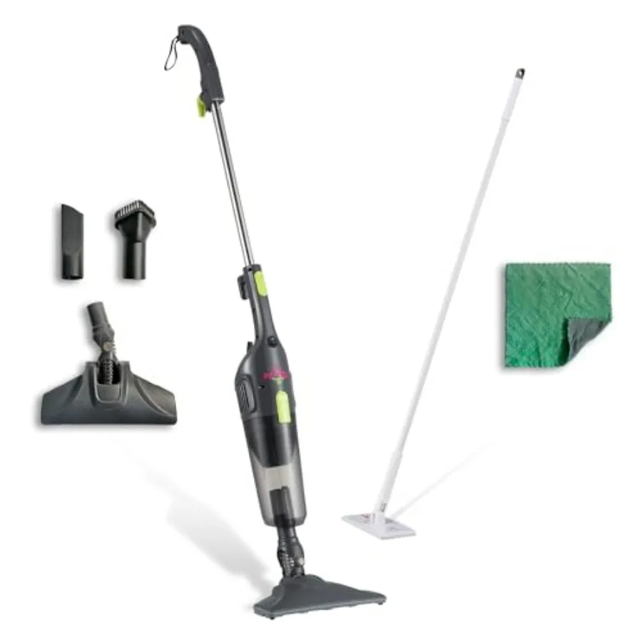 Cleaning Appliance Bundle PowerVac 9000 Vacuum + ThunderMop 3000 Mop, Corded High-Suction Stick Vacuum with Dual Filters and St