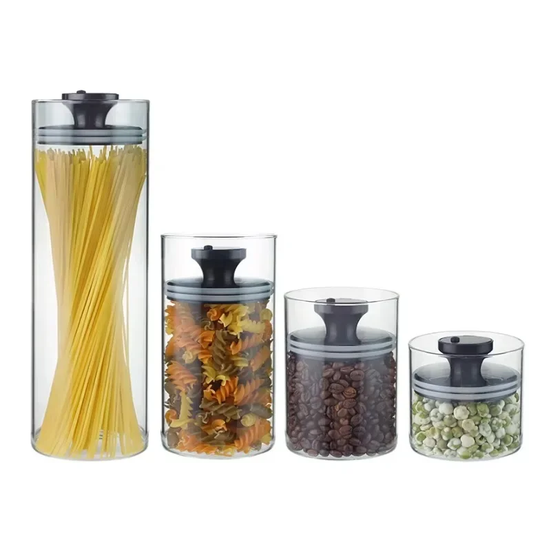 

Vacuum Storage Smart Auto-Vacuum Suction Canister Airtight Storage Jars For Food Storage & Container