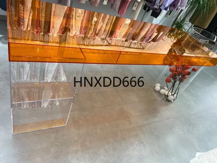 Acrylic Display Stand Water Net Red Display Cabinet Shoe Rack Store Cosmetics Clothing Store Zhongdao