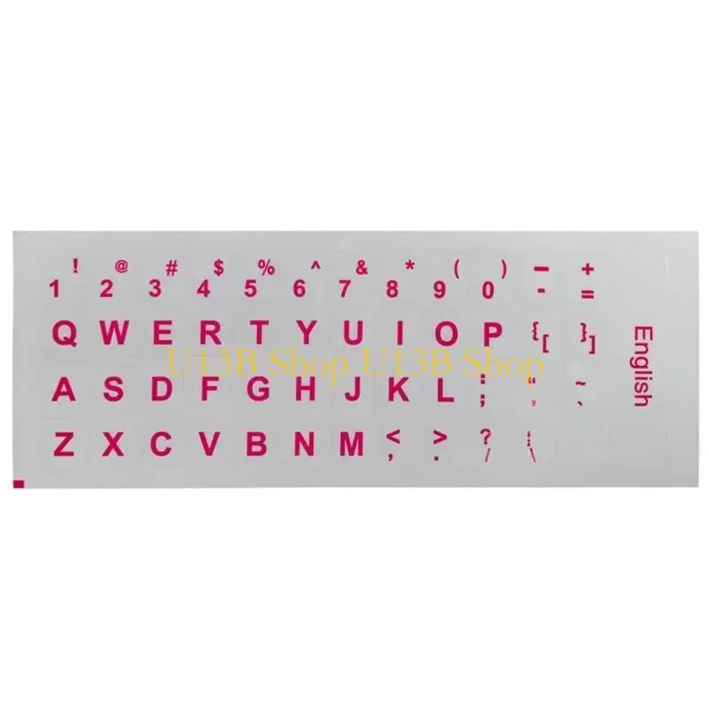 U13B Keypad -Schutzfilm Keyboard -Aufkleber English Letter Film Keypad Cover Folie