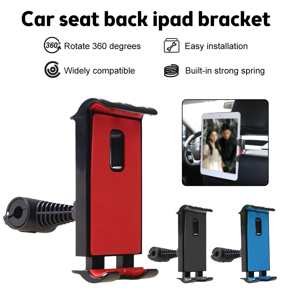 Car Interior Tablet Phone Holder Bicycle Phone Mount Car Seat Back Tray Clip Holder for Travel for 4-11 Inch Bike Accessories