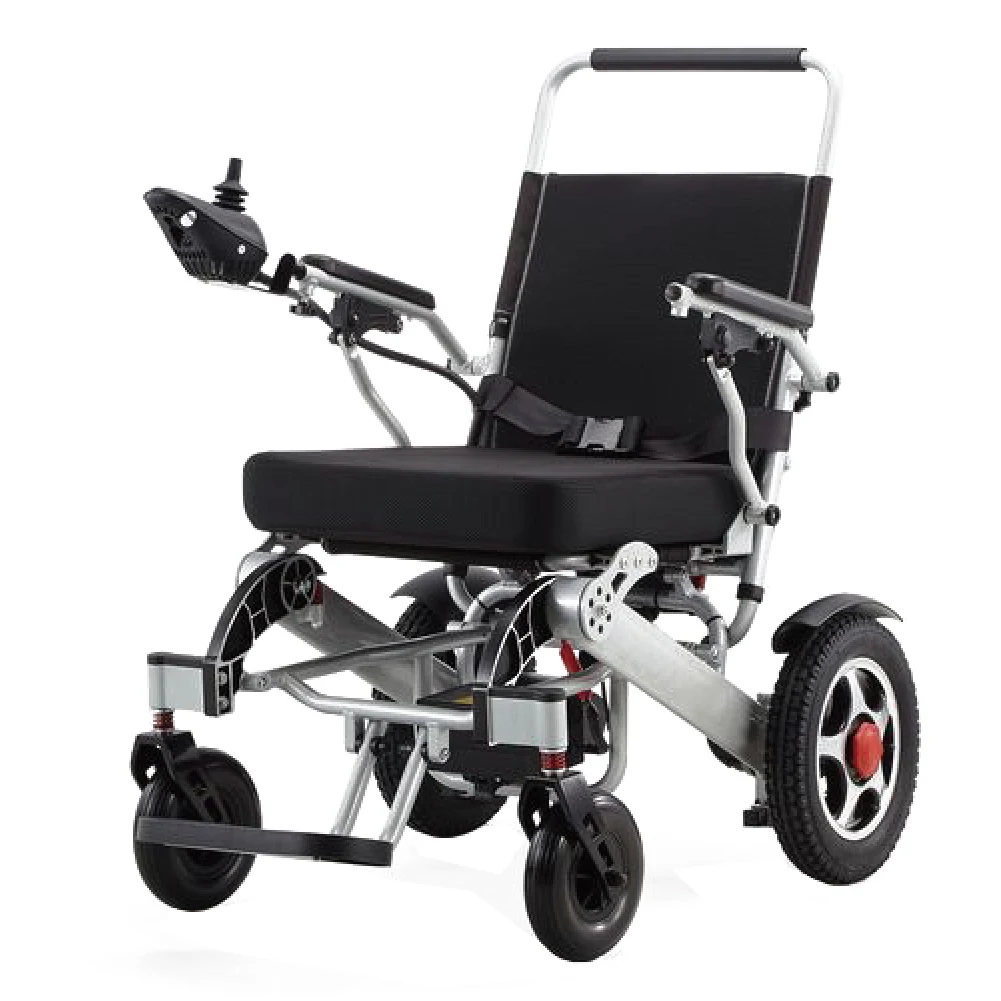 Sedia a rotelle elettrica portatile Sedia a rotelle elettrica per disabili Sedia a rotelle elettrica pieghevole per disabili