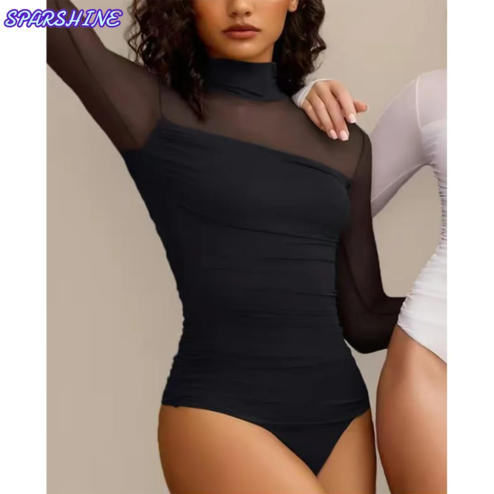 

Корректирующее белье-боди с рюшами и прозрачной сеткой, моделирующее фигуру, утягивающее живот, стильный корсет-жилетка, треугольный корректор фигуры