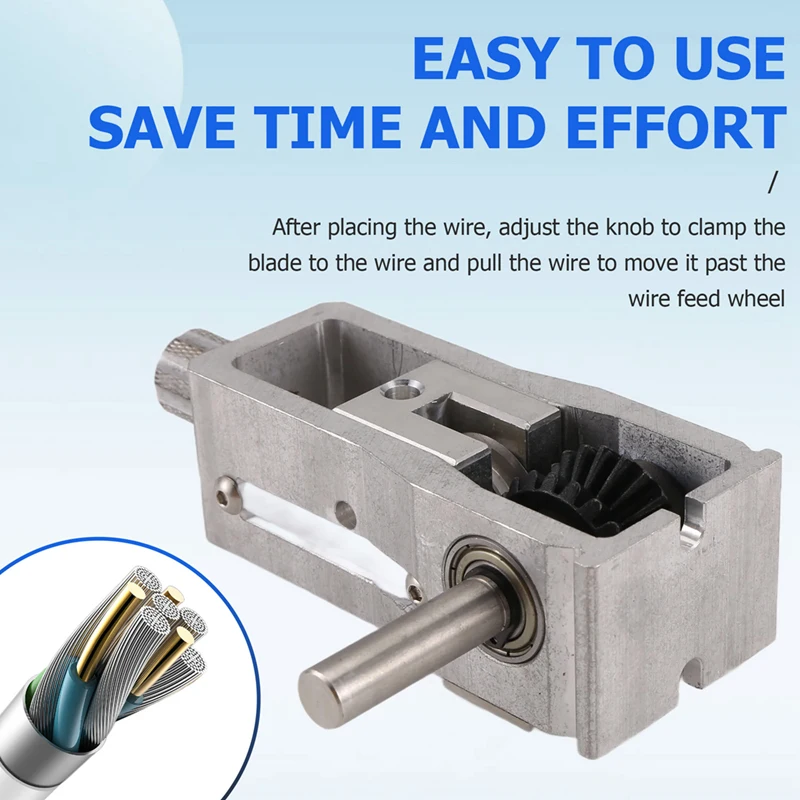 2-20Mm Wire Edm Machine Electric Wire Puller Peeling Tool Crank Manual Scrap Peeling Copper Cable Stripper