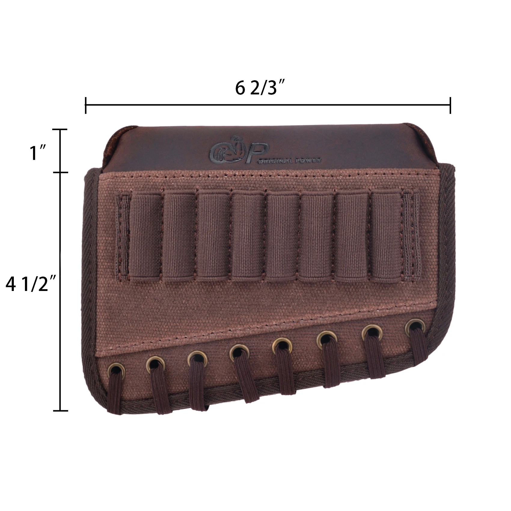 OP Leather Canvas Rifle Cheek Rest Raiser Pad ambidestro regolabile pistola Buttstock per. 300 .223 .357 .30-30 .30-06 .308 410GA