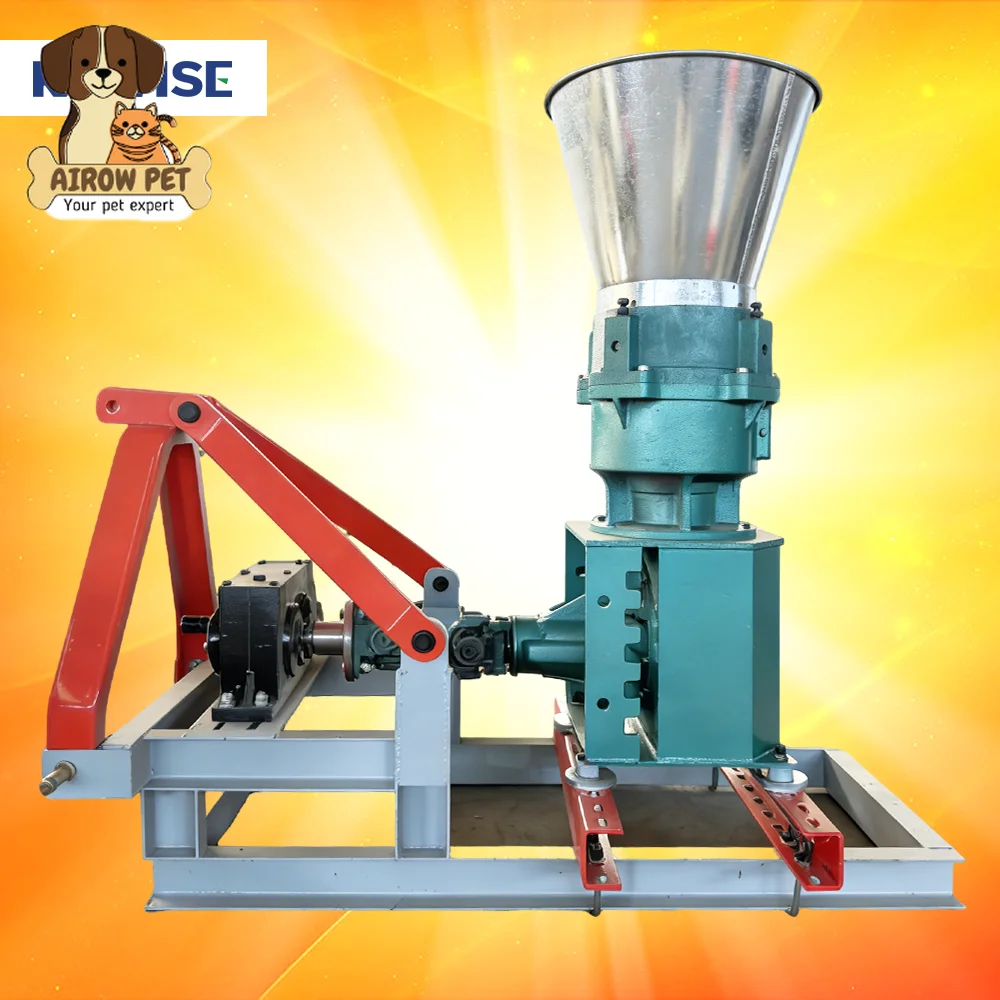 AIROW PTO Driven Feed Pellet Machine 1 to 2 TPH Series for Commercial Farms High Efficiency Stable Output for Livestock