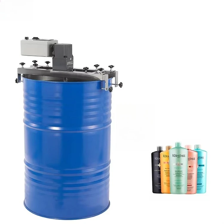 200L Detergent Paint Mixer Ink Liquid Soap Mixer Horizontal Plate Food Customizable Electric Shampoo Mixer